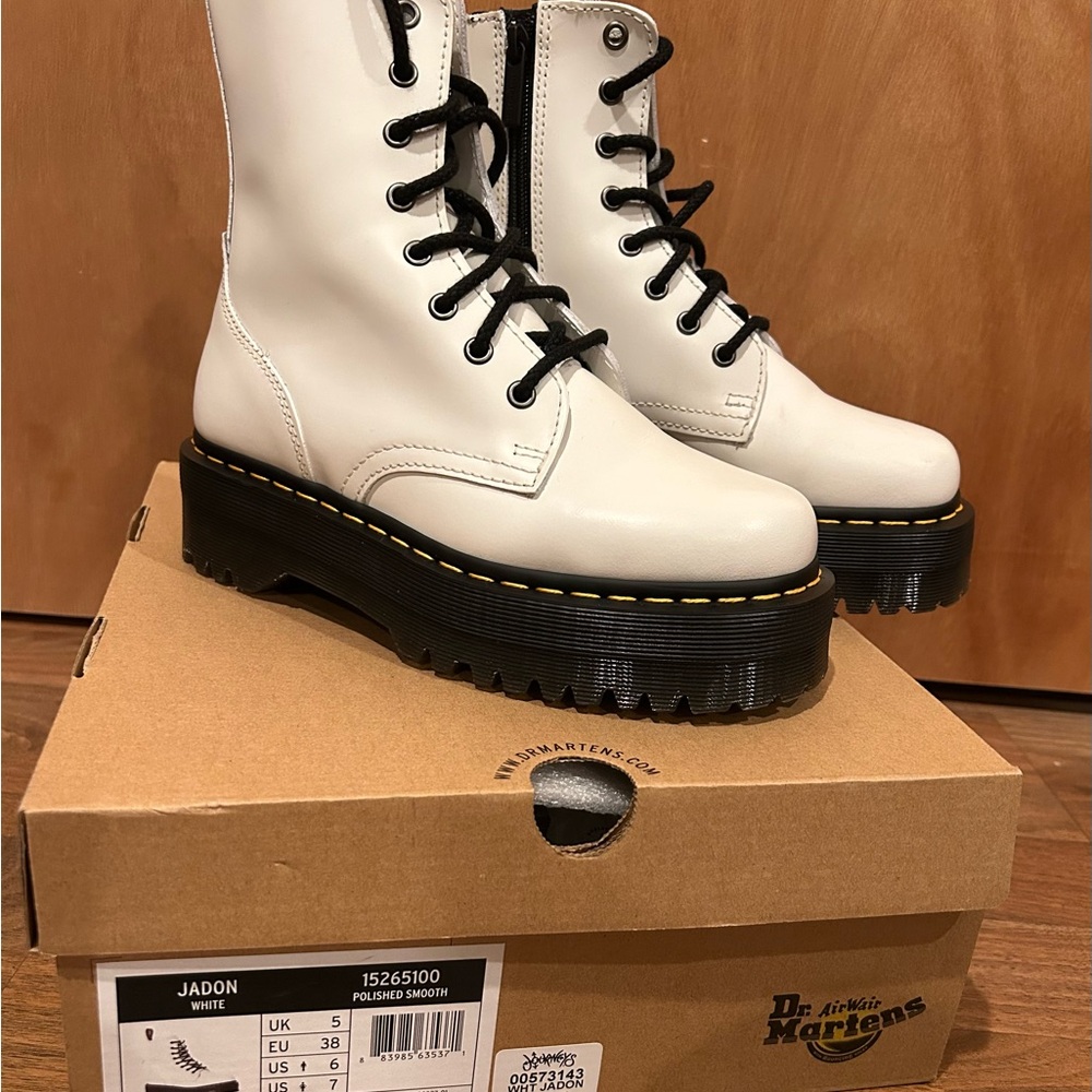 Dr. Martens Women's White Jadon